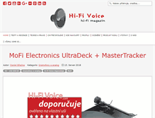 Tablet Screenshot of hifi-voice.com